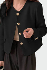 Blazer em linha elegante
