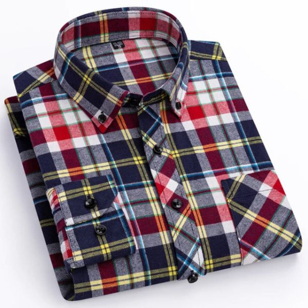 Roman™ | Karirano polo särk meestele