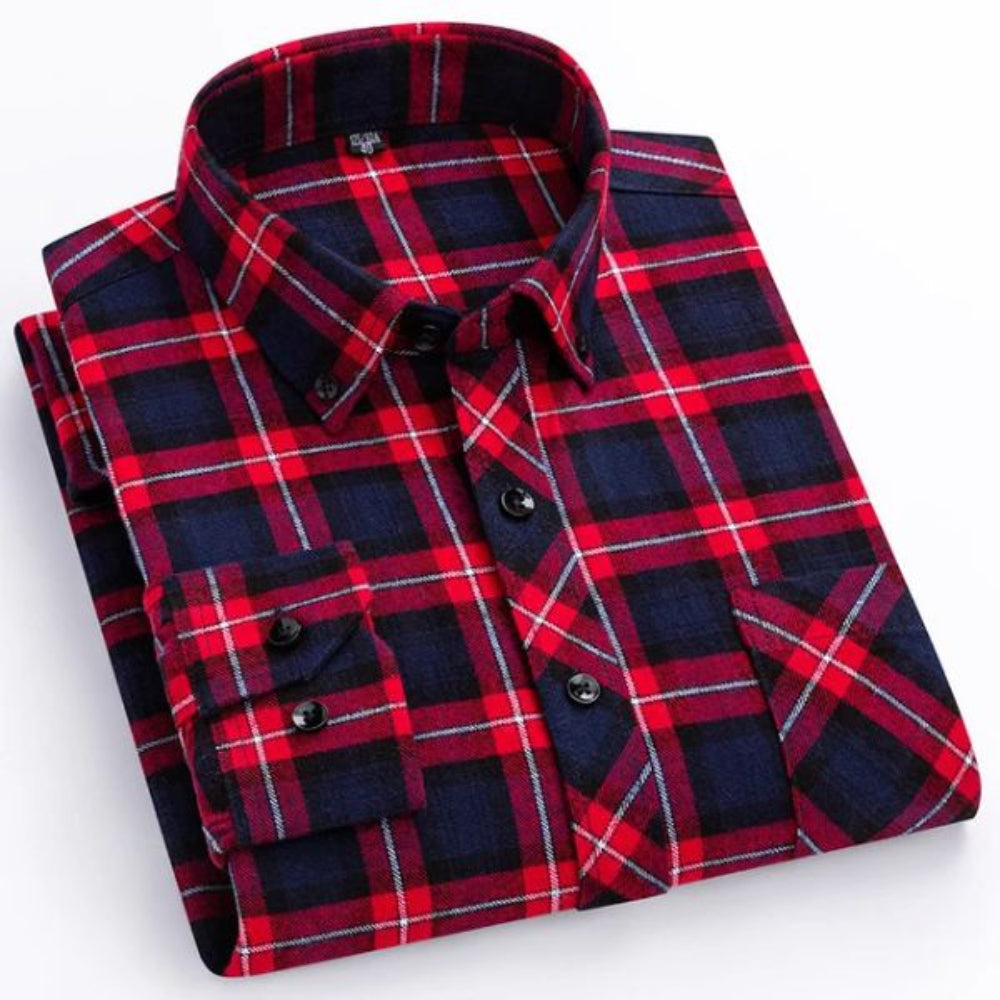 Roman™ | Karirano polo särk meestele