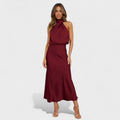 Alba - Vestido Satin Elegance