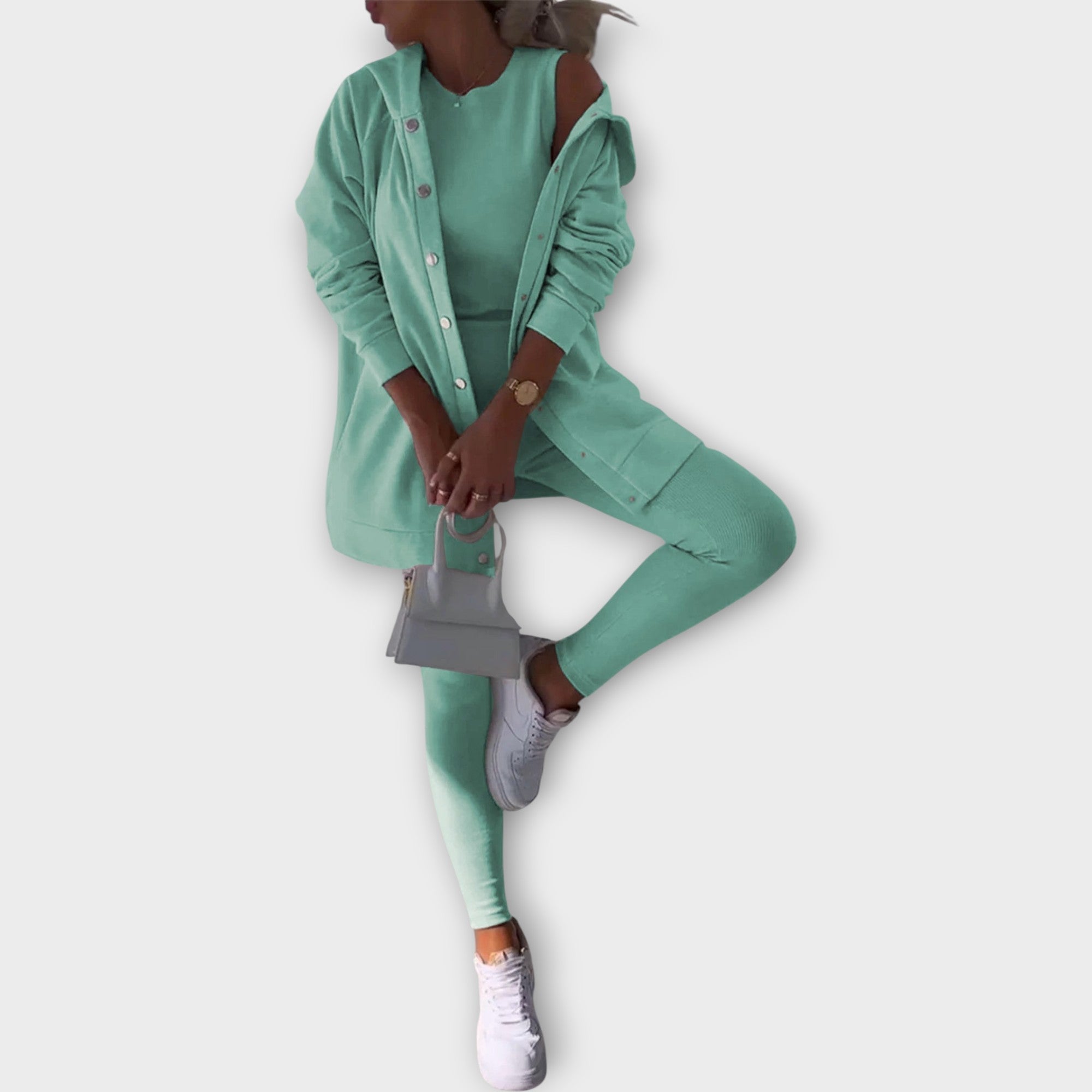 Chic Lounge Set: Brezskrbna Dvodelna Komplet