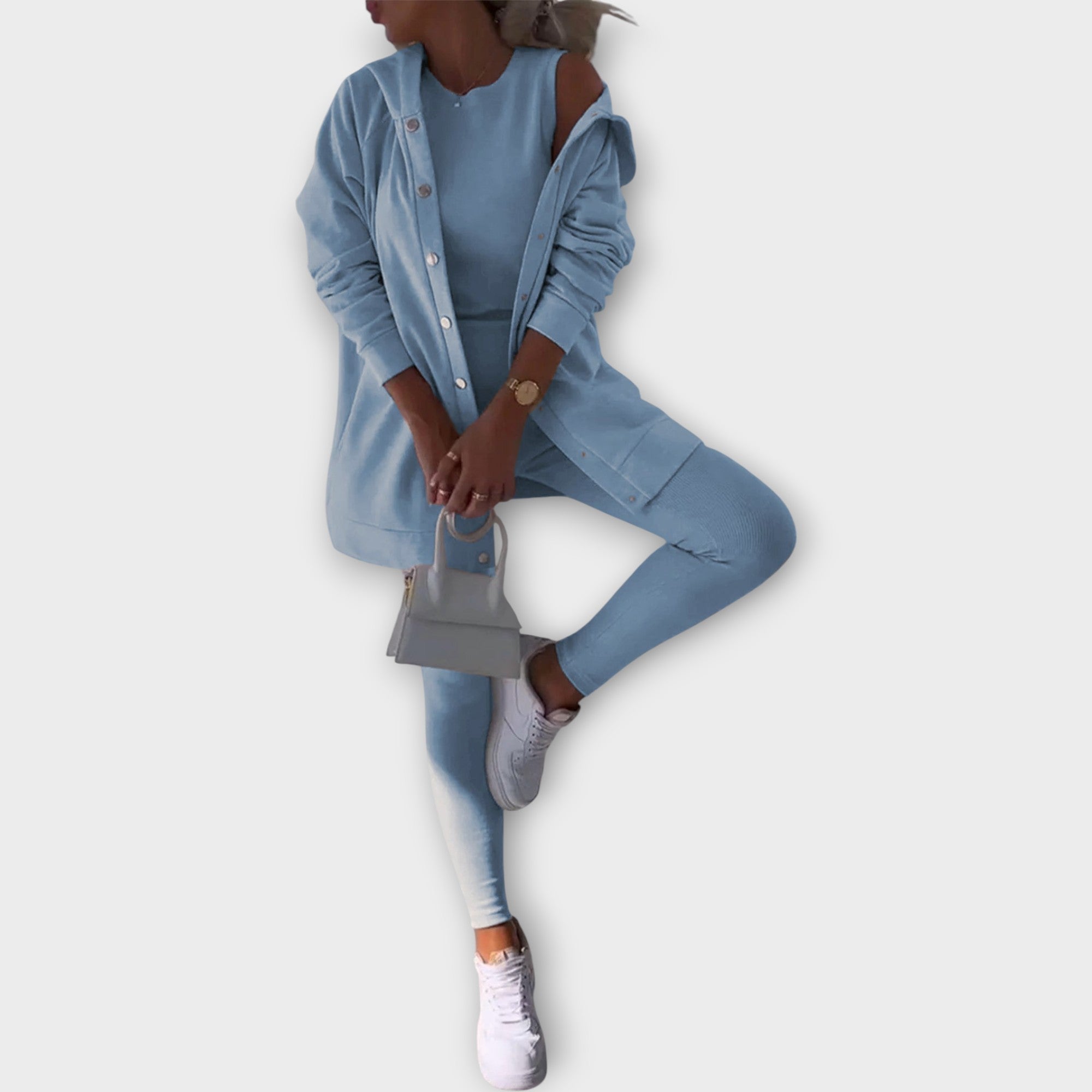 Chic Lounge Set: Brezskrbna Dvodelna Komplet