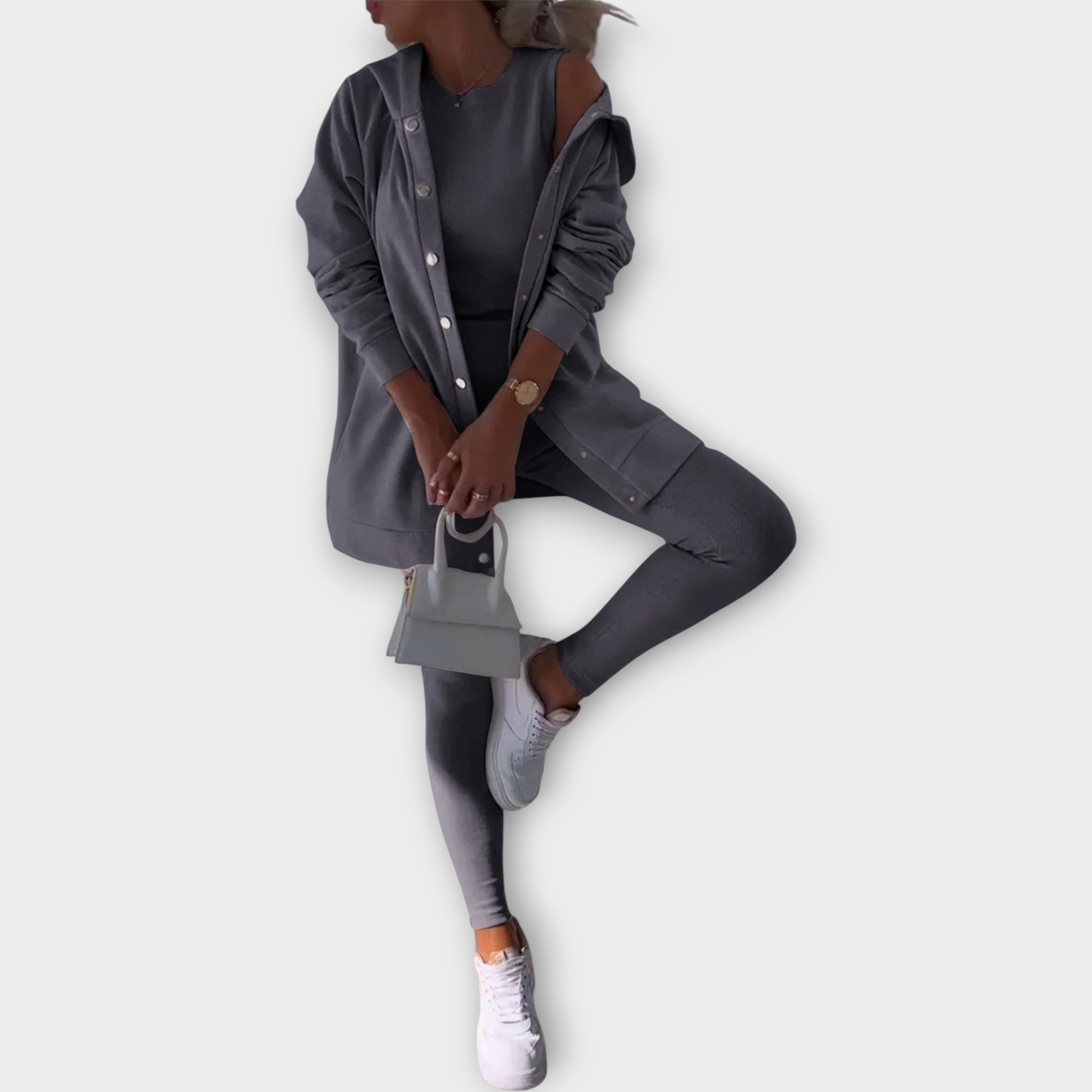 Chic Lounge Set: Brezskrbna Dvodelna Komplet