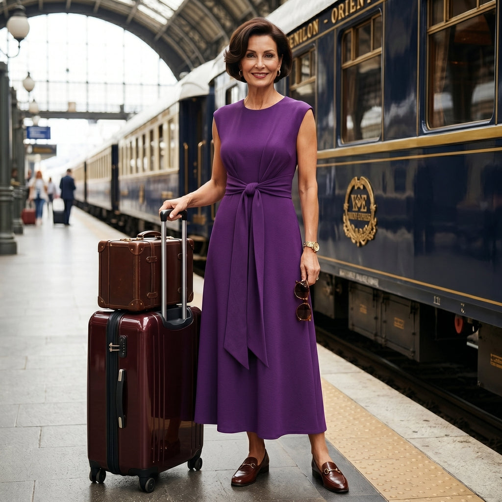Emília – Elegantna maxi haljina bez rukava