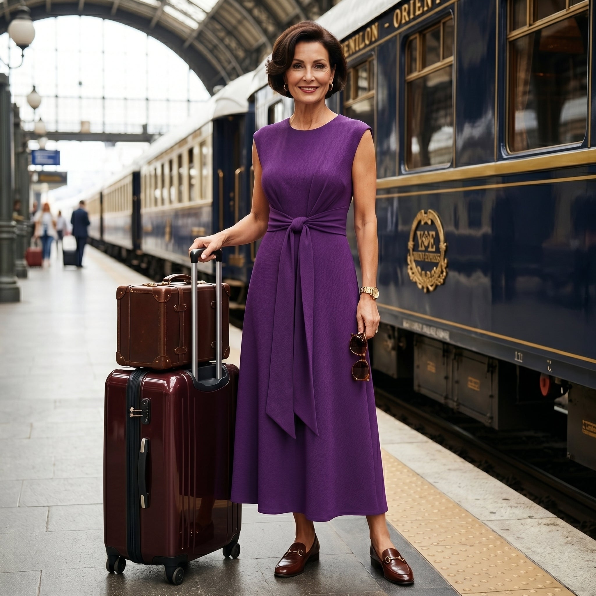 Emília – Elegantna maxi haljina bez rukava