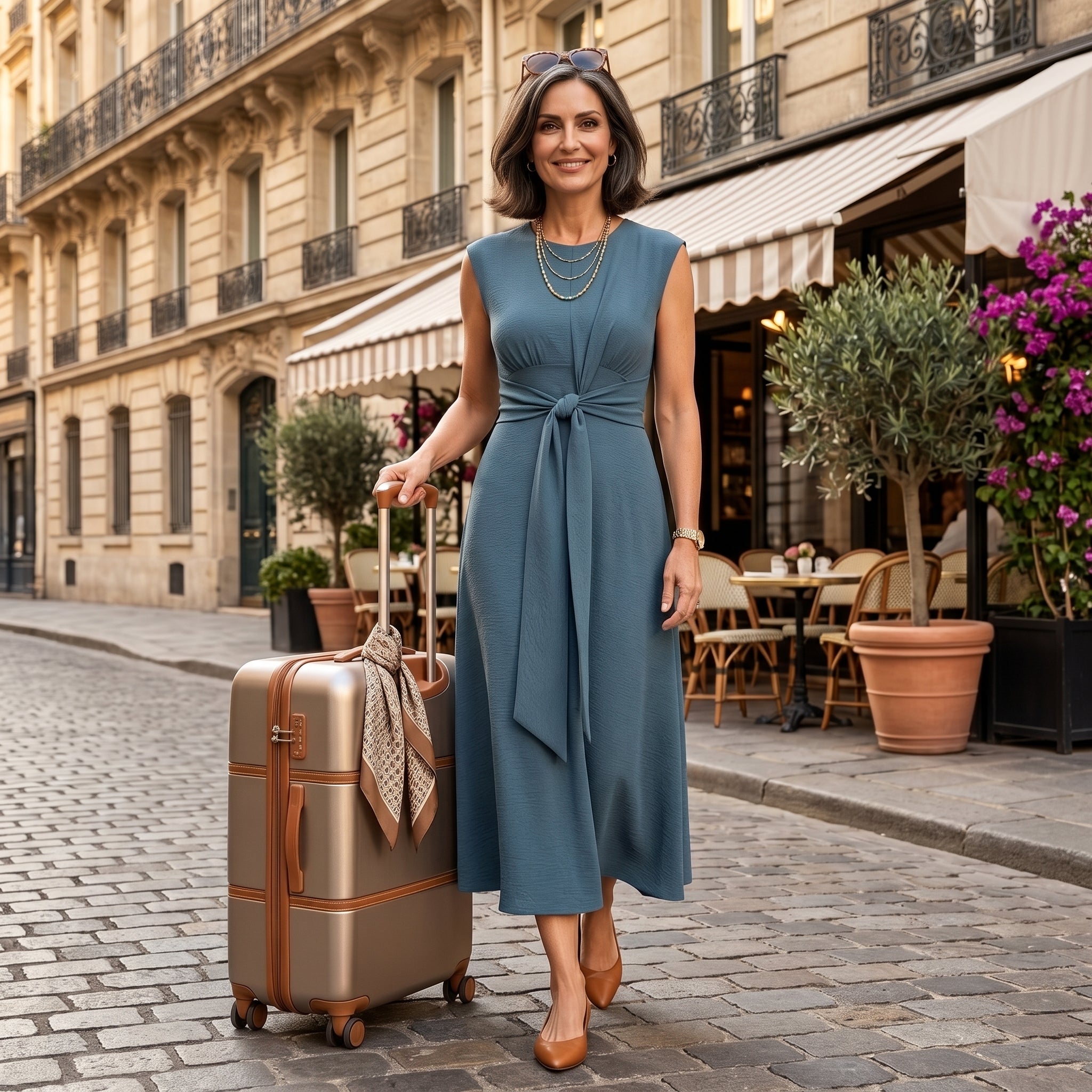 Emília – Elegantna maxi haljina bez rukava
