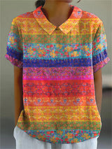 Marta - Camisa Listrada Floral