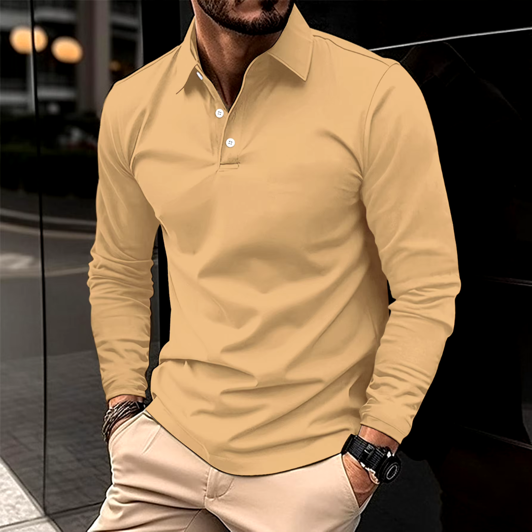 Ethan™ | Mugav pikad varrukad polo