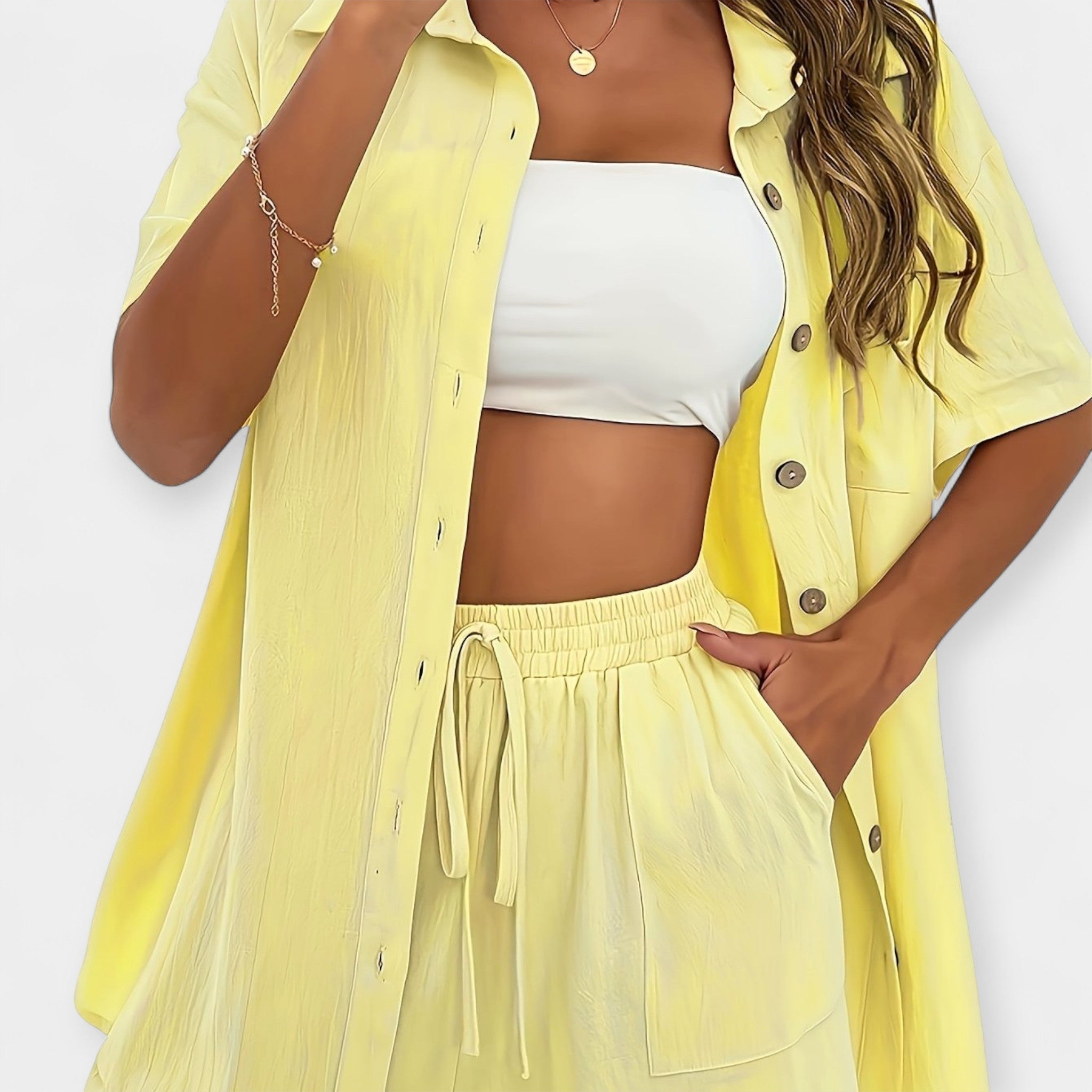 Komplet majice in kratke hlače