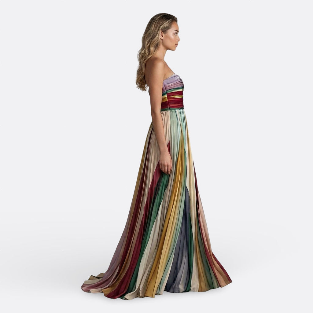 Lise - Vestido comprido sem alças