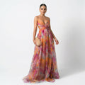 Margarida - Vestido Maxi Com Estampado Floral