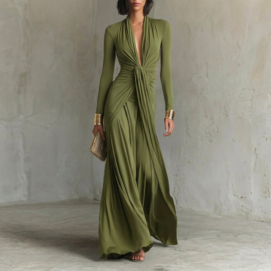 Ariana - Vestido maxi glamoroso