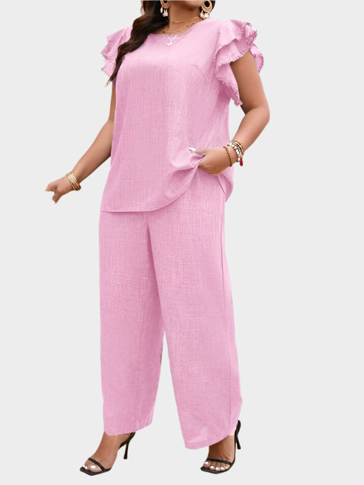 Komplet od lanenog materijala