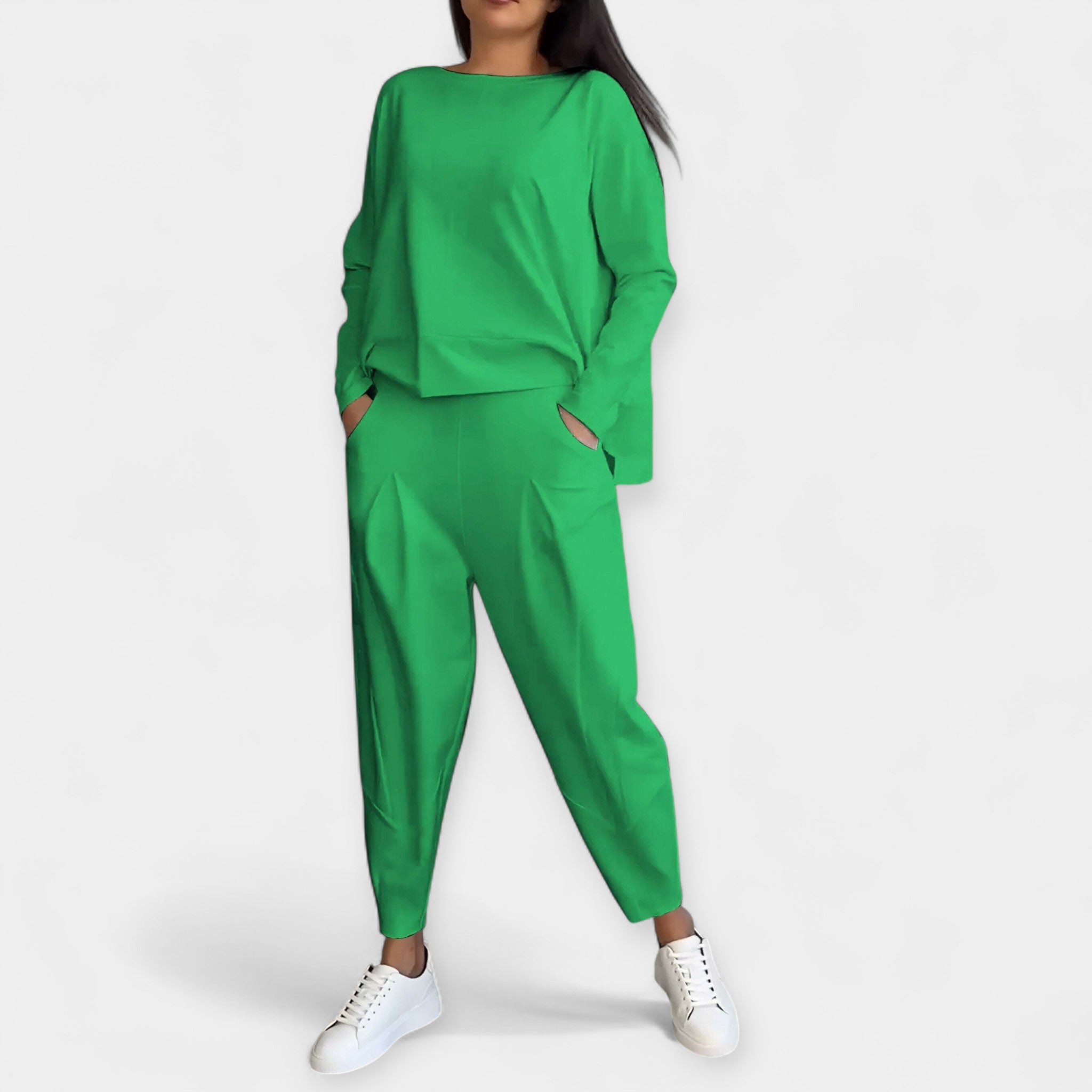 "Obleka z dolgimi rokavi" can be rewritten as "Dolgoroka obleka".