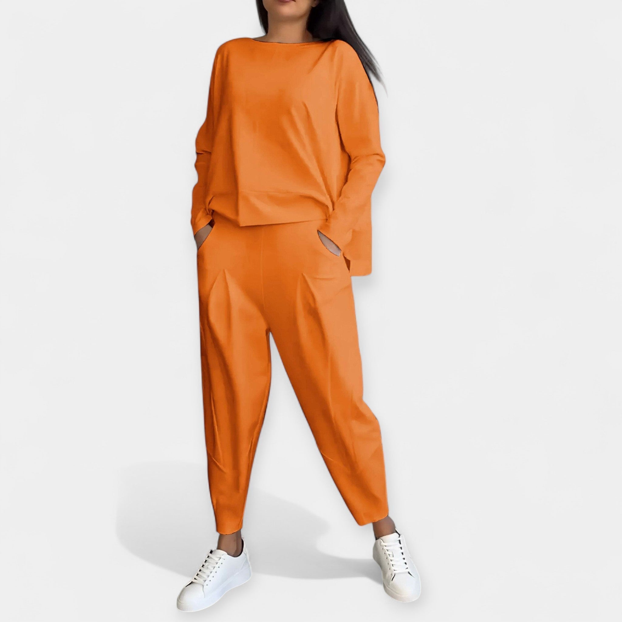 "Obleka z dolgimi rokavi" can be rewritten as "Dolgoroka obleka".