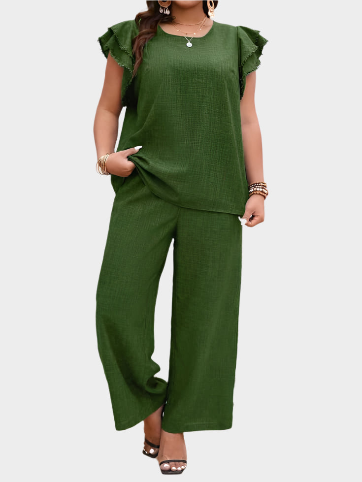 Komplet od lanenog materijala