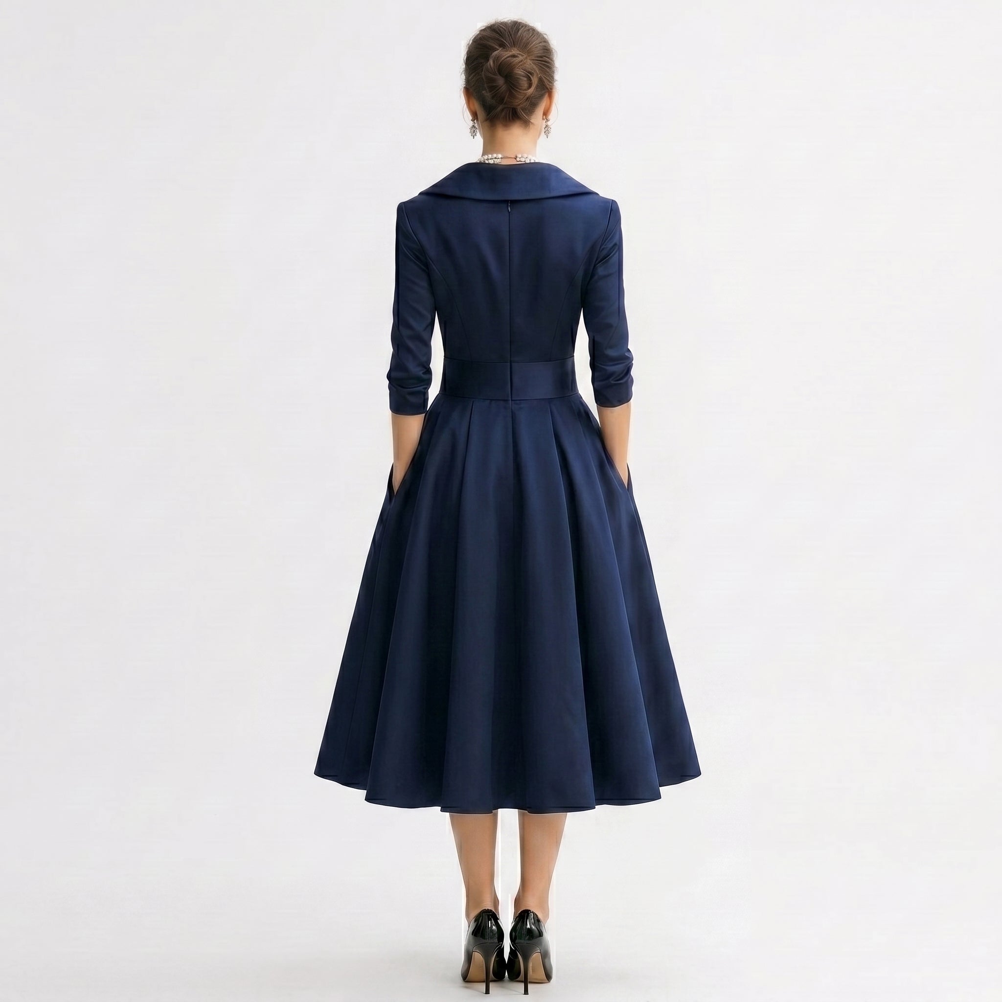 Rosa – Elegantna vintage haljina