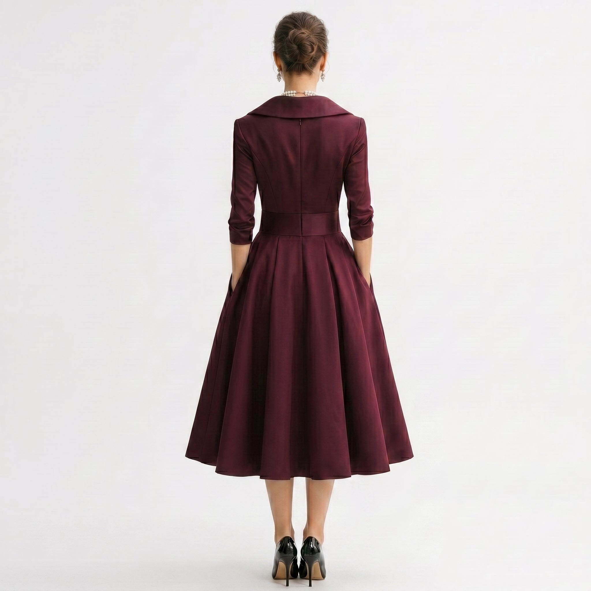 Rosa – Elegantna vintage haljina