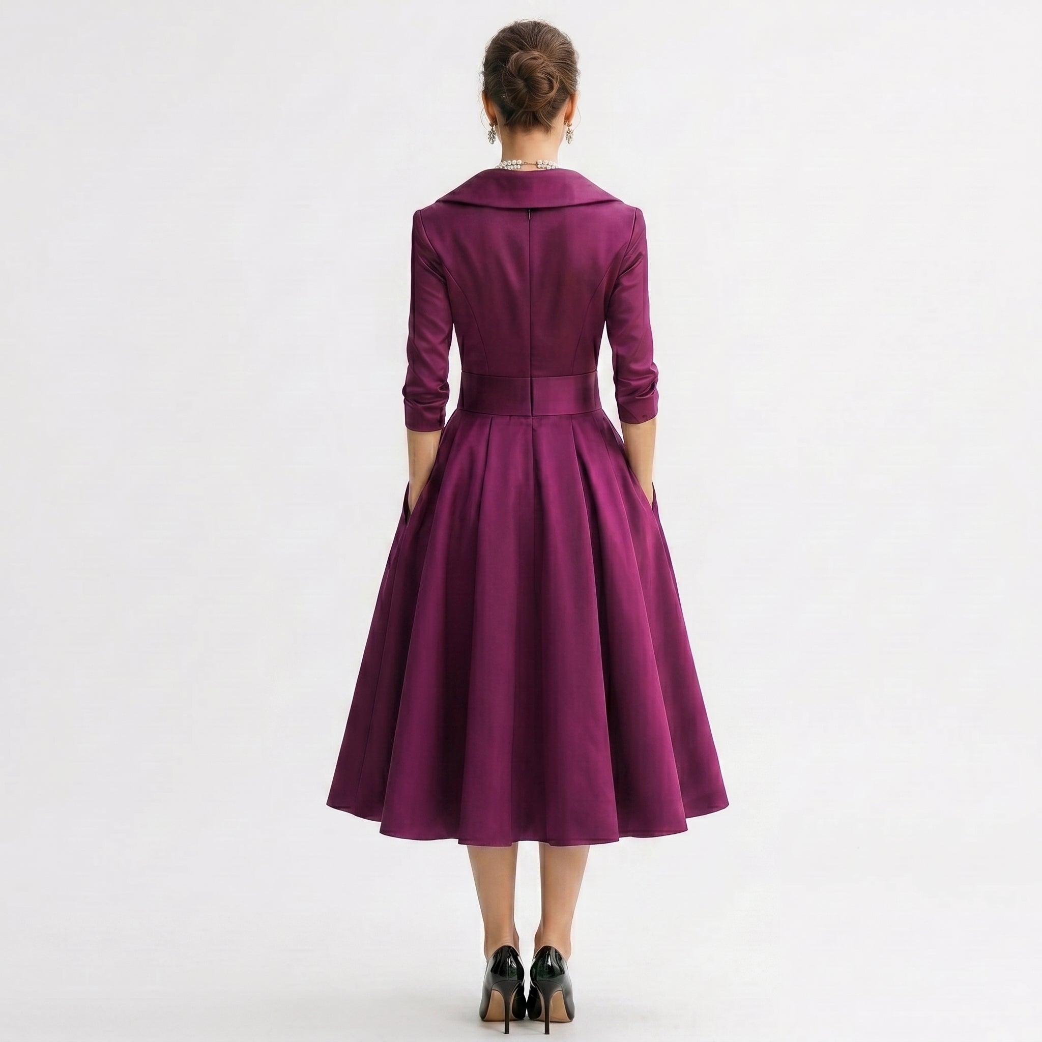 Rosa – Elegantna vintage haljina