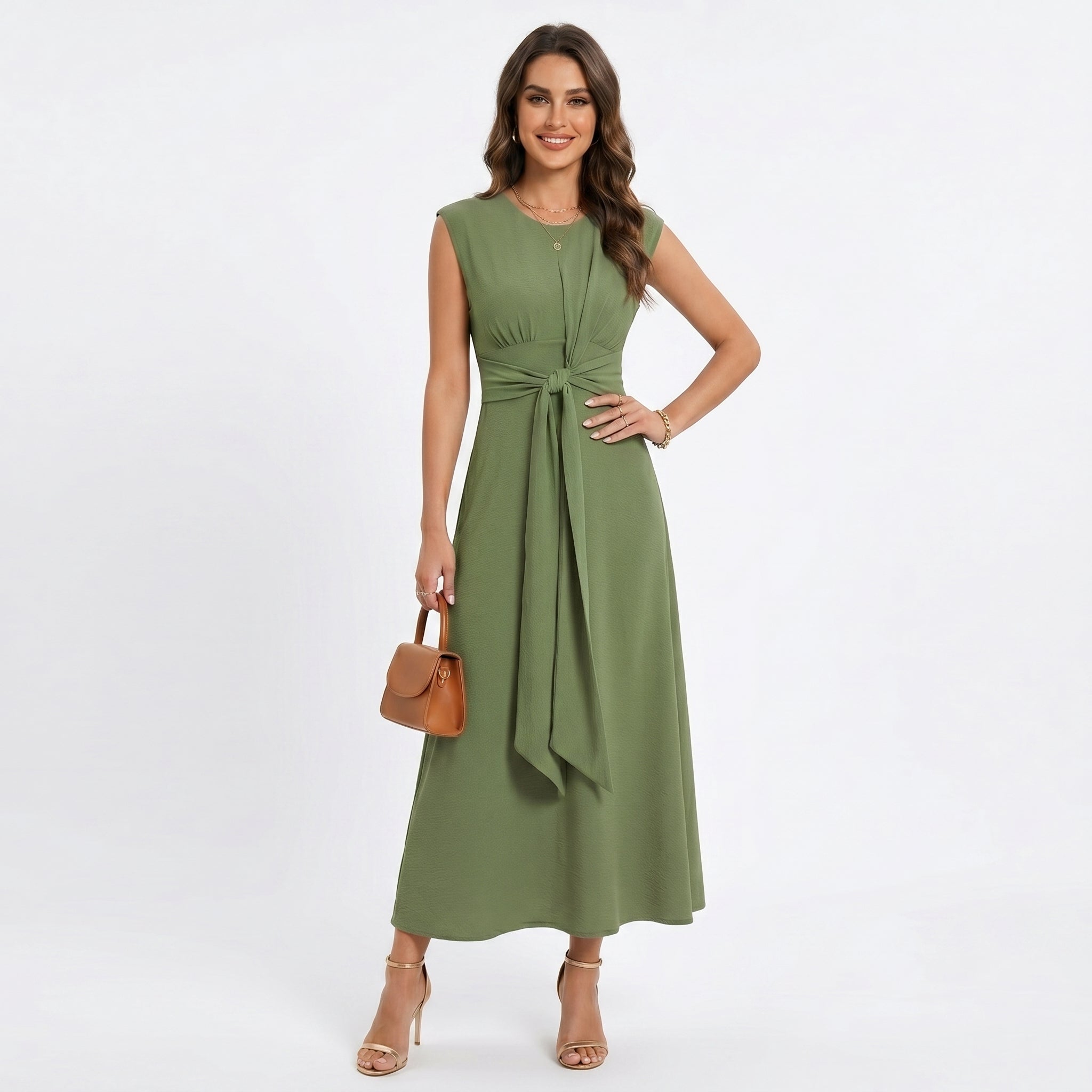 Emília – Elegantna maxi haljina bez rukava