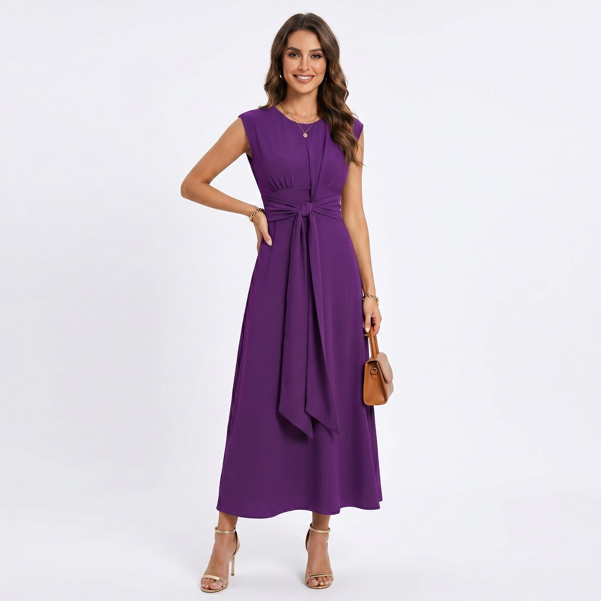 Emília – Elegantna maxi haljina bez rukava
