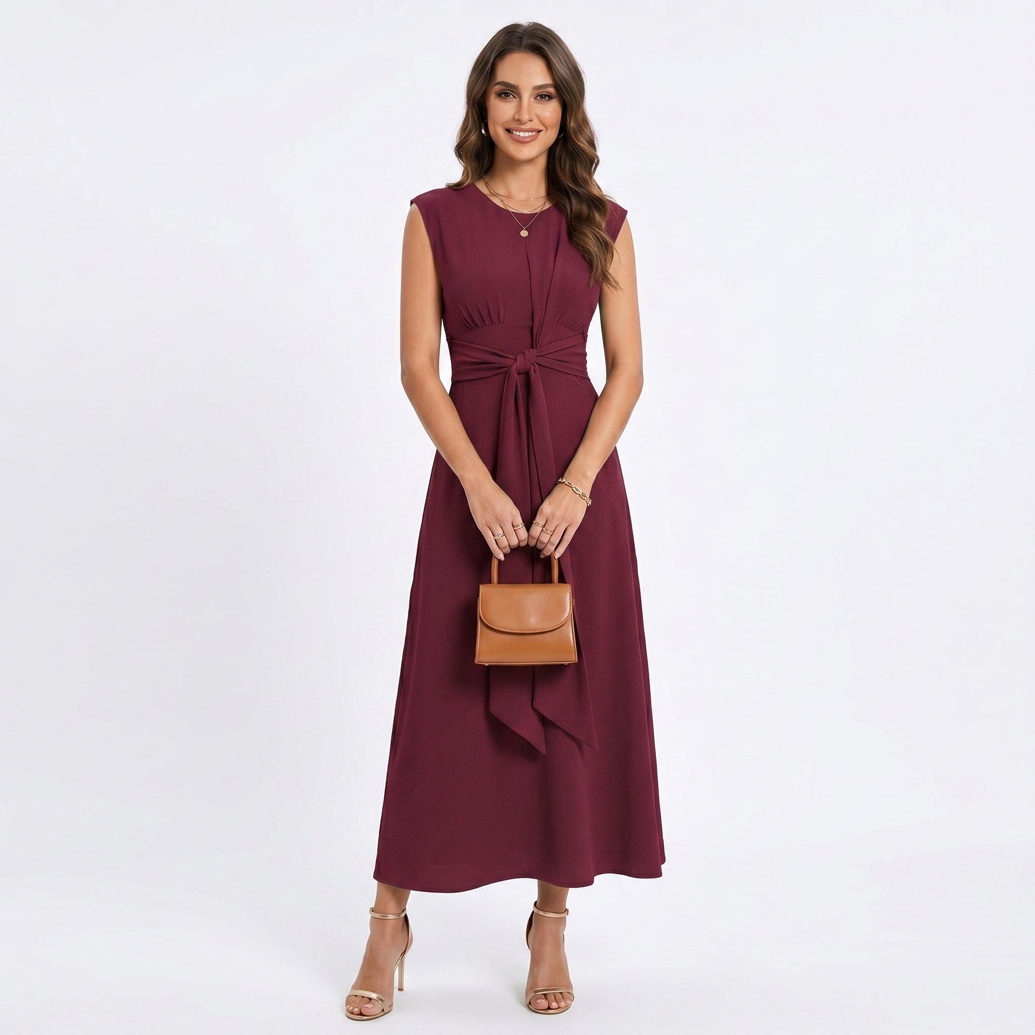 Emília – Elegantna maxi haljina bez rukava