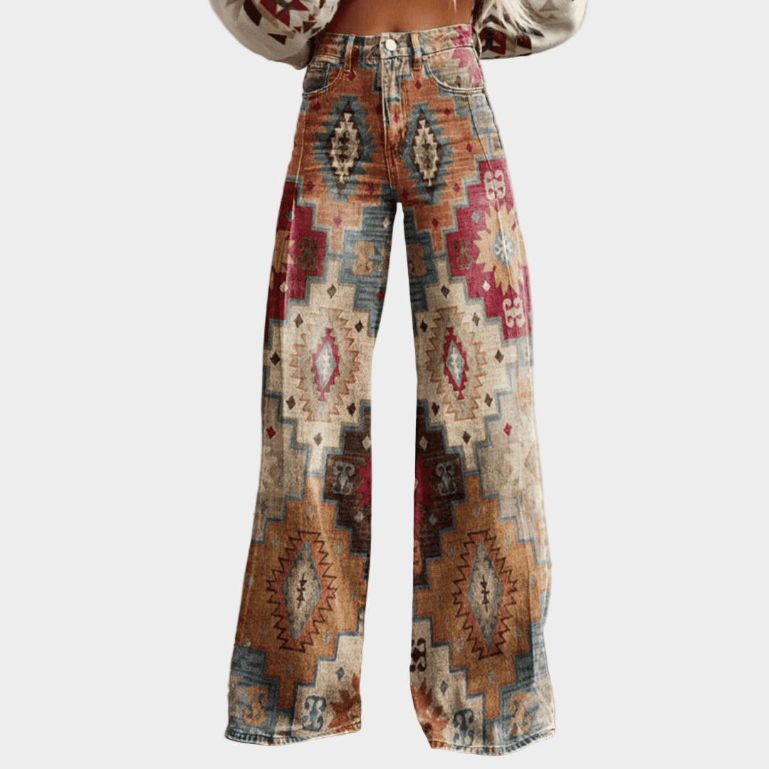 Vintage boho hlače