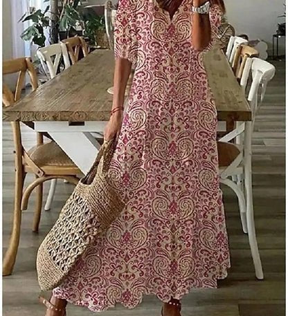 Luna - Boho midi haljina bez napora